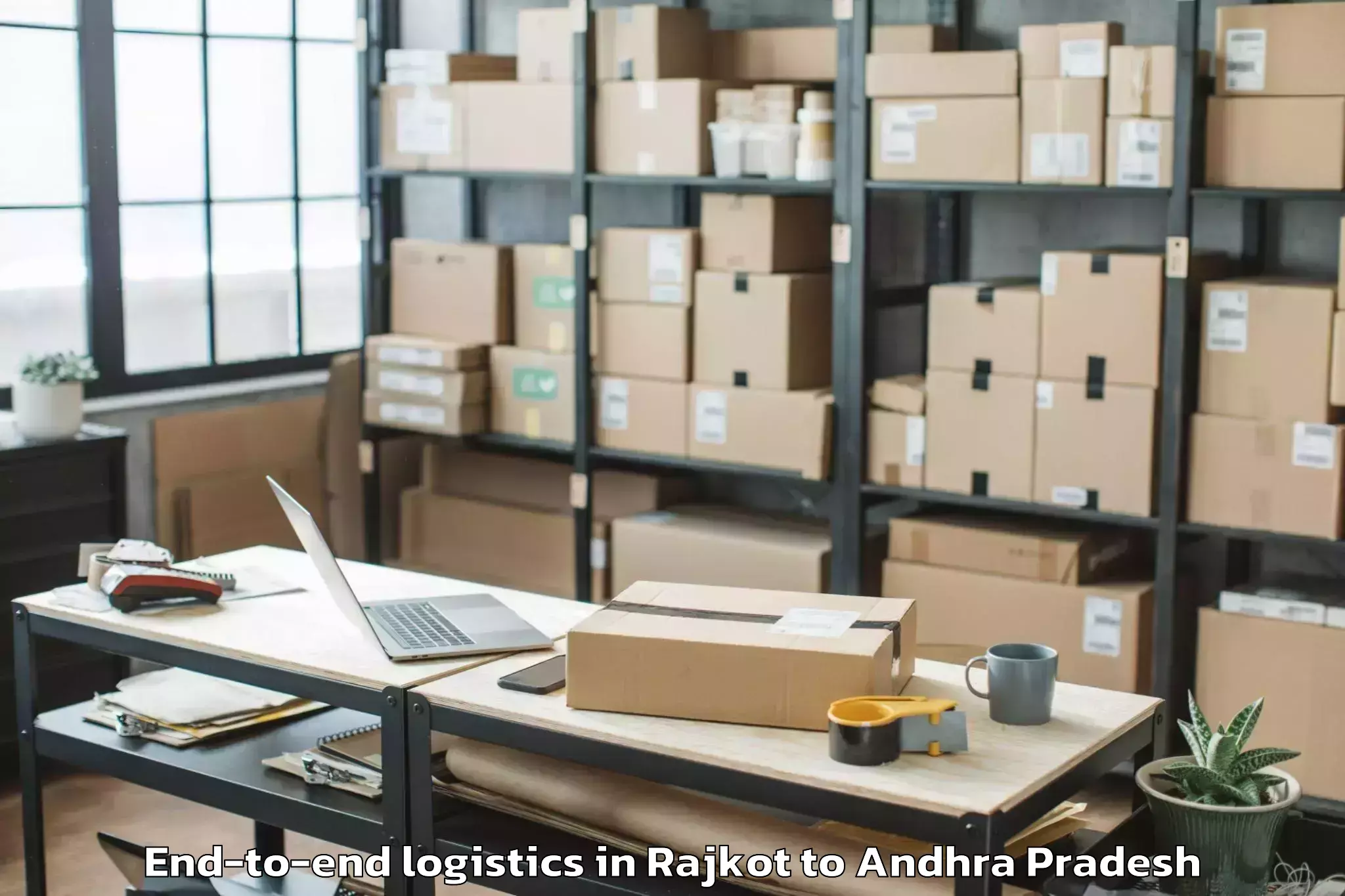 Professional Rajkot to Anakapalli End To End Logistics